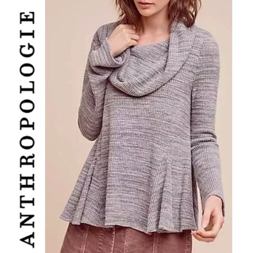 ANTHROPOLOGIE Maurisa Cowl Neck Sweater